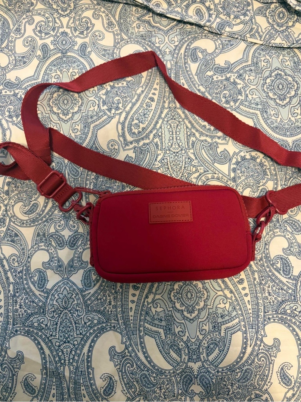 Sephora Red Crossbody Belt Bag